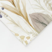 Gekke pastel eenhoorn wilde bloem fleece deken (Hoek)