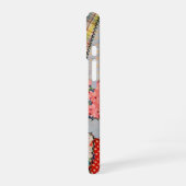 Gekke patchwork quilt met zigzag stiksels iPhone 16 hoesje (Linkerkant)