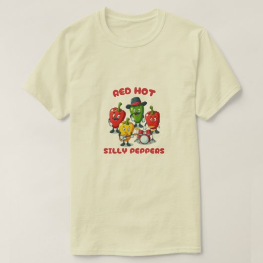 Gekke Peppers T-Shirt – Leuk en eigenzinnig design (Design voorkant)