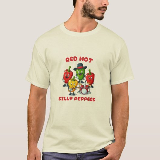 Gekke Peppers T-Shirt – Leuk en eigenzinnig design (Voorkant)