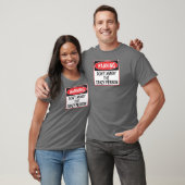 gekke persoon waarschuwt shirt (Unisex)