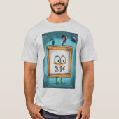 Gekke Pi met Persoonlijkheid - 3.14 Wordt Speels T-shirt (Voorkant)