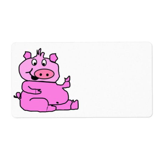 GEKKE PIGGIE ETIKET (Voorkant)