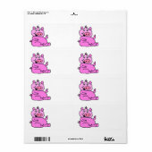 GEKKE PIGGIE ETIKET (Full Sheet)
