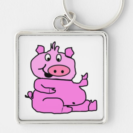 GEKKE PIGGIE SLEUTELHANGER (Voorkant)