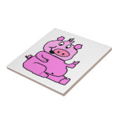 GEKKE PIGGIE TEGELTJE (Zijkant)