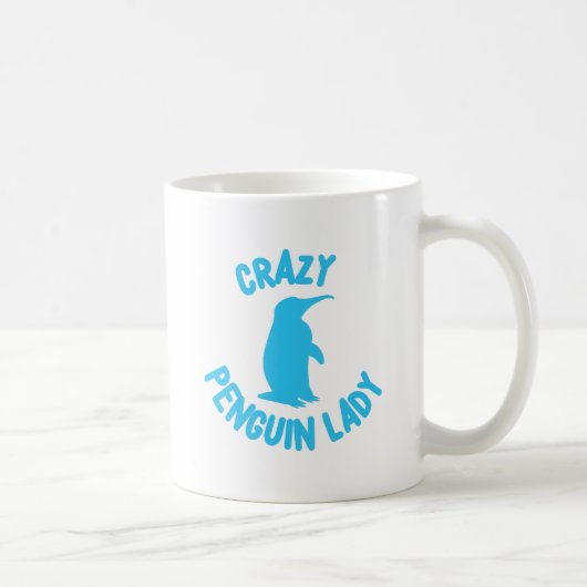 gekke pinguïn dame koffiemok (Rechts)