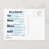 Gekke Pinguïns Verjaardagskaarten en Uitnodigingen (Achterkant)