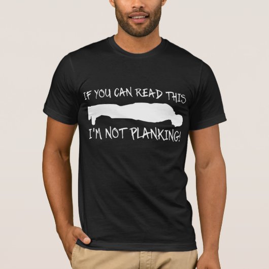Gekke plankshirt t-shirt (Voorkant)