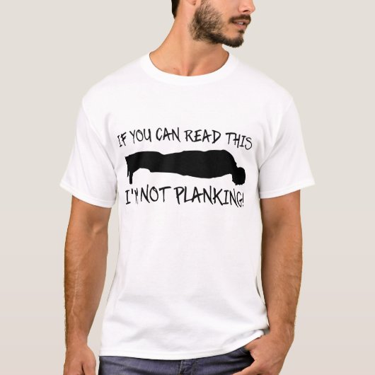 Gekke plankshirt t-shirt (Voorkant)