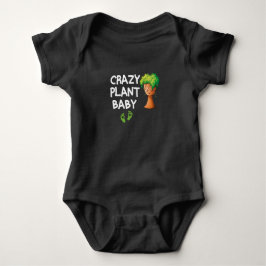 Gekke Plant Baby, Schattige Plant Gebaseerde Baby  Romper
