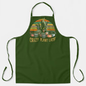 gekke plant dame tuinliefhebbers schort (Voorkant)