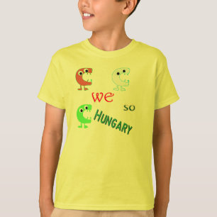 gekke popart monsters - zo hongarije t-shirt