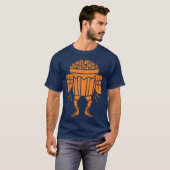 Gekke Popcorn-vriend T-shirt (Voorkant volledig)