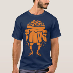 Gekke Popcorn-vriend T-shirt