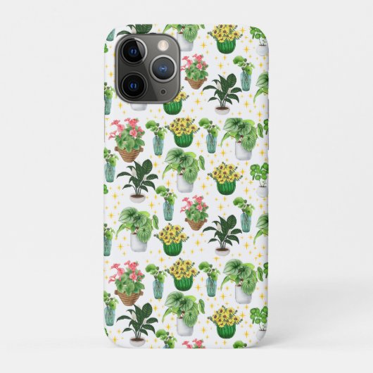 Gekke Potted Plants Deken Case-Mate iPhone Case (Achterkant)