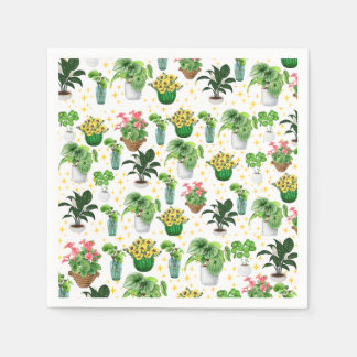 Gekke Potted Plants Deken Servet