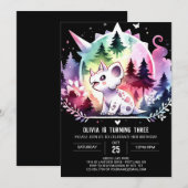 Gekke Prehistorische Triceratops Verjaardag Kaart (Voorkant / Achterkant)