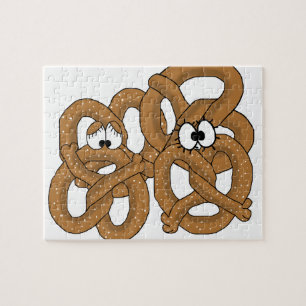 Gekke pretzel Puzzle past het aan! Legpuzzel
