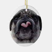 GEKKE PUG CHRISTMAS ORNAMENT (Rechts)