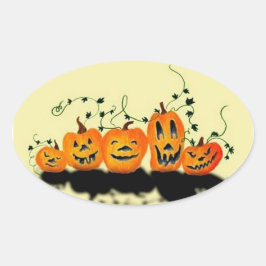 Gekke Pumpkins Halloween Sticker