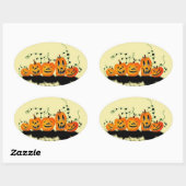 Gekke Pumpkins Halloween Sticker (Vel)