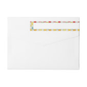 GEKKE QUILT 1"x7.25"Brede Etiketten (Achterkant)