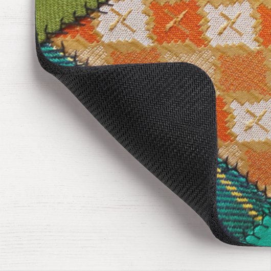 gekke quilte patroon muismat (Hoek)