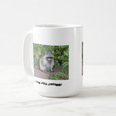 Gekke Raccoon Coffee-Mok Koffiemok (Voorkant links)