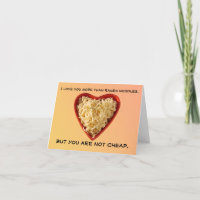 Gekke ramen noodles liefdeskaart
