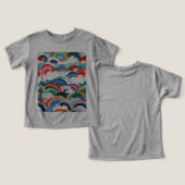 Gekke regenbogen en wolken (Ontwerp Voorkant & Achterkant)