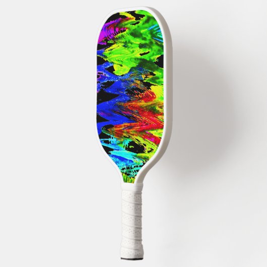 gekke regenboog pickleball paddle (Links)