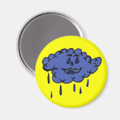 Gekke regenwolk magneet (Voorkant / Achterkant)