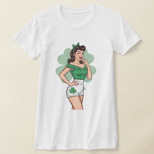 Gekke Retro Glamour T-shirt (Laagn)