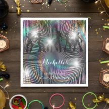 Gekke retro psychedelische disco verjaardag