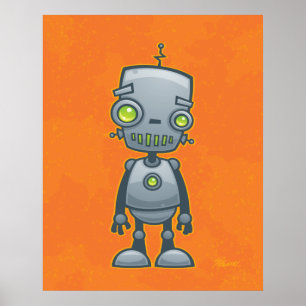 Gekke robot poster