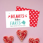 Gekke rood hart voor kunstklaslokaal Valentijn