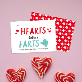 Gekke rood hart voor kunstklaslokaal Valentijn