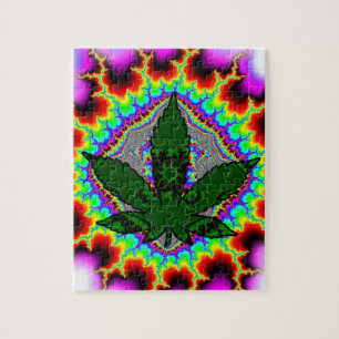 Gekke Rook Wiet Pret Rasta Legpuzzel