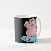 gekke roze danshippo koffiemok (Voorkant rechts)
