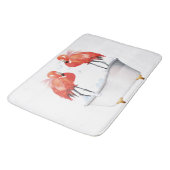 Gekke roze vlammen in de badzone badmat (Gekanteld)