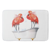 Gekke roze vlammen in de badzone badmat (Voorkant)