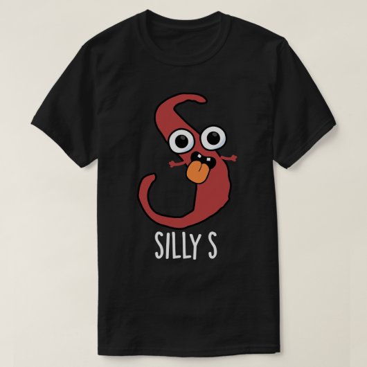 Gekke S Funny Alphabet S Pun T-shirt (Design voorkant)