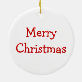 Gekke Santa Ornament (Achterkant)