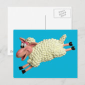 Gekke schaap briefkaart (Voorkant / Achterkant)