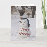 GEKKE/SCHAKEL DEZE SNOWMAN ZEGT MERRY CHRISTMAS HO FEESTDAGEN KAART<br><div class="desc">DIT VAKANTIESEIZOEN ZEG HET MET HUMOR EN EEN SCHATTIGEE SNEEUWPOP ZAL U HELPEN OM DIT TE DOEN. VROLIJK KERSTFEEST EN BEDANKT VOOR HET STOPPEN BIJ EEN VAN MIJN ACHT WINKELS!</div>