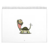 gekke schildpad-cartoon-strip kalender (Hoes)