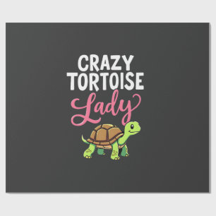 Gekke Schildpad Dame Schildpadden Moeder Vrouwen S Cadeaupapier