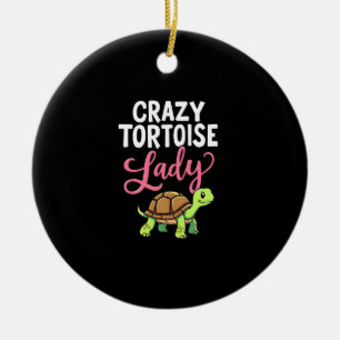 Gekke Schildpad Dame Schildpadden Moeder Vrouwen S Keramisch Ornament