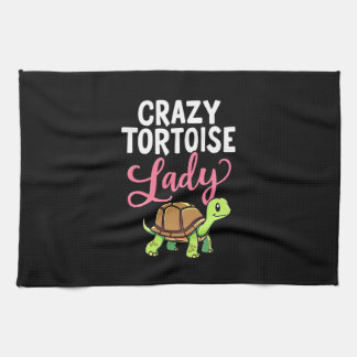Gekke Schildpad Dame Schildpadden Moeder Vrouwen S Theedoek